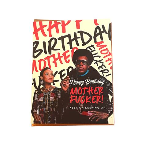 Happy Birthday Mofo Birthday Card Bucks Hard Goods
