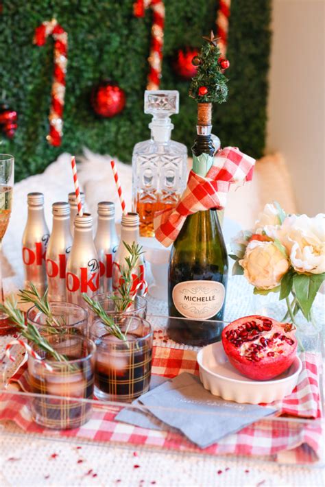 10 champagne cocktails that are so good you'll never stop saying cheers these holiday recipes will work for any brunch, lunch, or dinner you have from now until new year's day. Christmas Party Drink Station | The Southern Style Guide