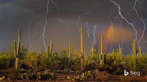 Lightning Strikes Are Common During The Summer Monsoon In Southwestern
