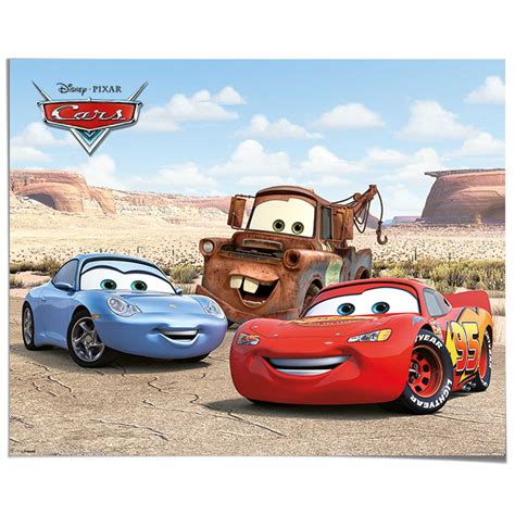 Disney Pixar Cars Poster Mehrfarbig Reinders