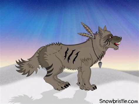 Dire Wolf By Snowbristle On Deviantart