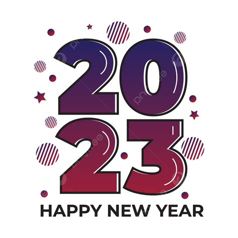 2023 새해 복 많이 받으세요 다채로운 텍스트 배경 디자인 새해 복 많이 받으세요 2023년 새해 Png 일러스트 및 벡터 에 대한 무료 다운로드 Pngtree