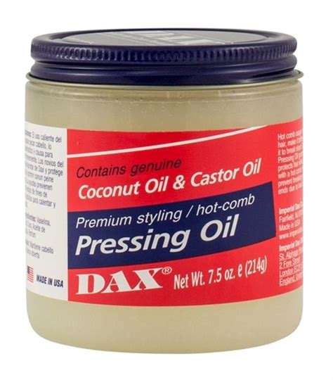 Dax coconut oil hair oil can moisturize the hair , repair damage and improve hair quality. Dax Pressing Oil 7.5oz | Hair oil, Coconut oil, Castor oil