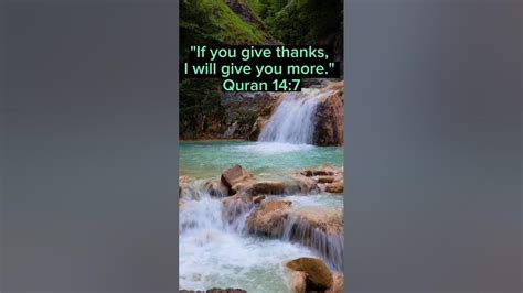 If You Give Thanks Allah Will Give You More ️😍allahthank