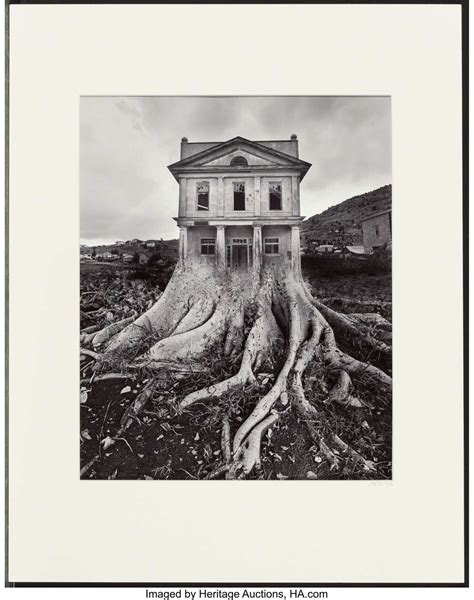 Jerry Uelsmann Untitled House And Roots 1982 Artsy