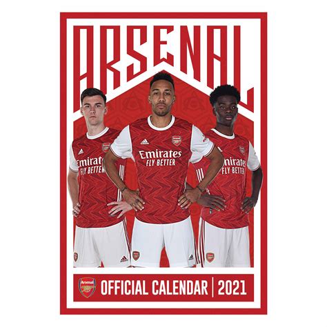 The #1 arsenal fc news resource. Arsenal FC A3 Calendar 2021 at Calendar Club