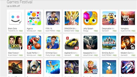 Google Play Store Brings Up To Off Games In Games Festival Android Community
