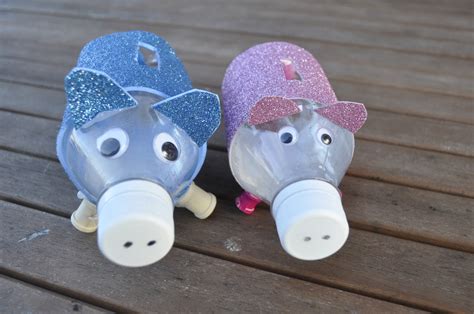 Piggy Banks Made From Plastic Bottles Pigs Usually Take About 3 Weeks