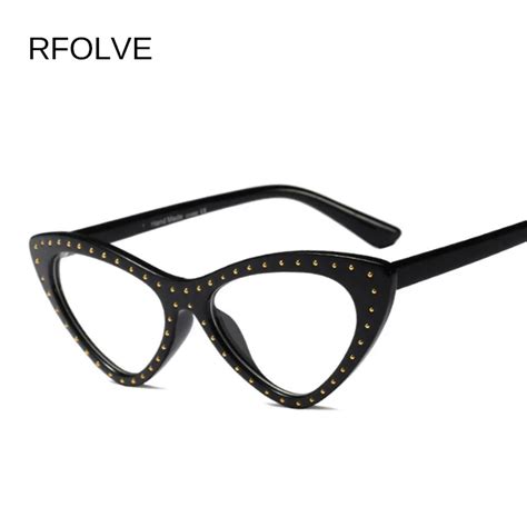 rfolve sexy cats eye glasses women 2018 brand designer black red