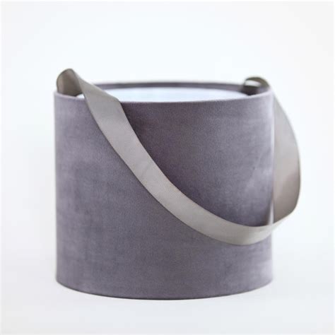 Premium Quality Velvet Hat Flower Box with a bucket inside for | Etsy