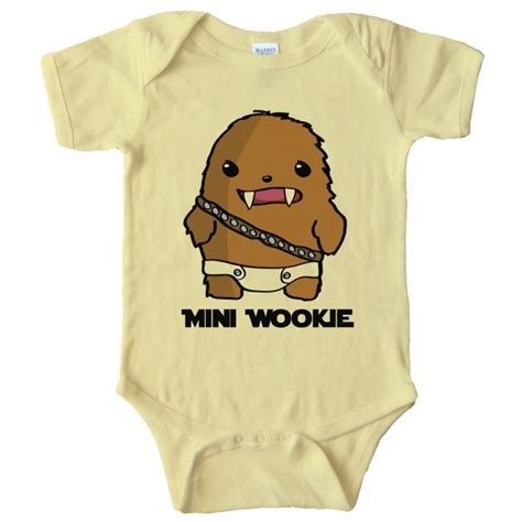 Mini Wookie Baby Chewbacca Star Wars Bodysuit