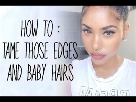 In some it will grow to a when baby hairs are the result of damaged hair the ends of the hair will likely look split, frizzy and. HOW TO TAME EDGES/BABY HAIRS - YouTube