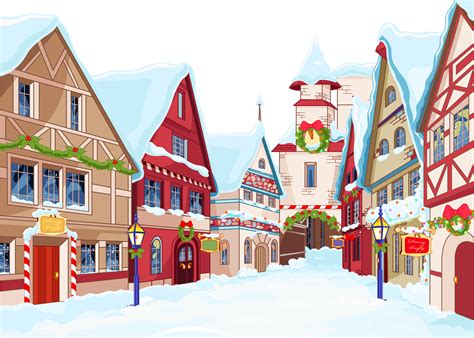 Christmas Village Png Png Image Collection