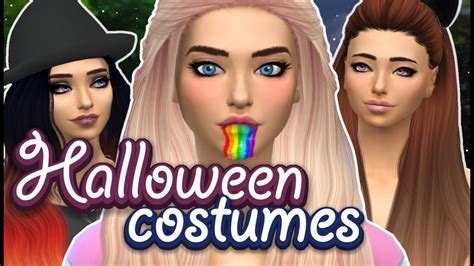 The Sims 4 Halloween Costume Showcase Youtube