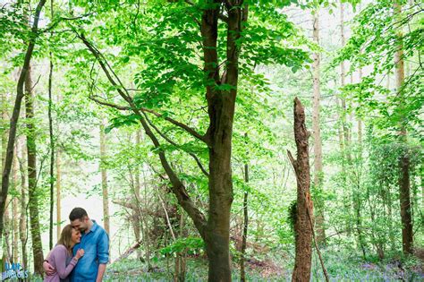 Engagement Photo Shoot In The Bluebell Woods Near Bristol Rich Howman
