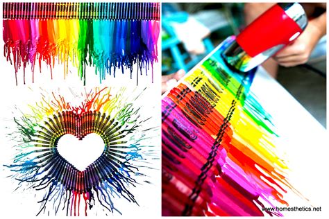 Smart Diy Melted Crayon Art Project Adding Color To Any Decor Video