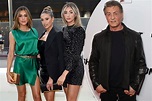 Sylvester Stallone's daughters hit the red carpet together