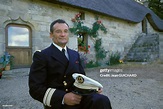 Portrait d'Eric Tabarly lors de son départ de la marine nationale le ...