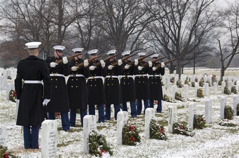 Laying Marines To Rest