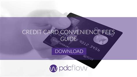 Each credit card brand has its own guidelines for convenience fees as noted below. A Guide On Charging Credit Card Convenience Fees | PDCflow Blog