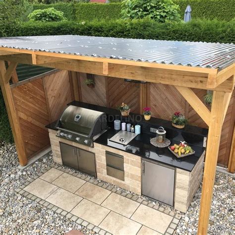 Gazebos always come in a round shape and are traditionally made from wood, but today, they are often made from steel. Pin on Outdoor Kitchen Ideas