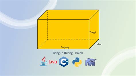 Algoritma Flowchart Dan Pemrograman Menghitung Volume Balok Luas