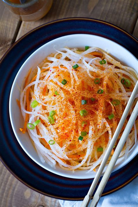 Carrot And Daikon Noodle Salad Recipe — Eatwell101
