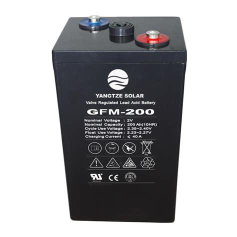 Supply 2v 200ah Lead Acid Battery Wholesale Factory Yangtze Battery