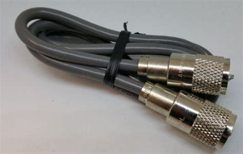Belden 3ft Rg8xcb Hamscanner Radio Coax Cable Amphenol Pl259s Ebay