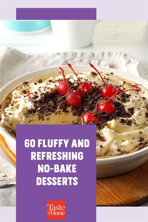 60 Fluffy And Refreshing No Bake Desserts In 2021 No Bake Desserts Light Desserts Desserts