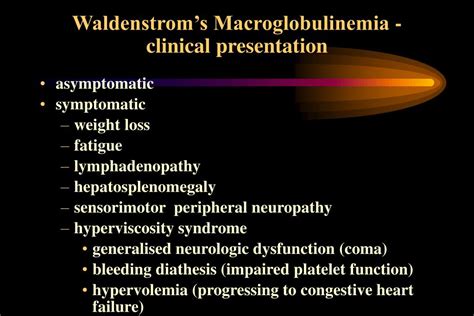 Ppt Waldenstroms Macroglobulinemia Powerpoint Presentation Free