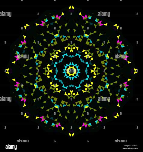 Kaleidoscope Pattern Hi Res Stock Photography And Images Alamy