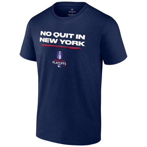 Fanatics No Quit In New York 21 22 Rangers Playoff T Shirt Shop Madison Square Garden