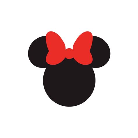 Minnie Head Svg Cut Files Png Eps Dxf Cutting File Cameo Etsy