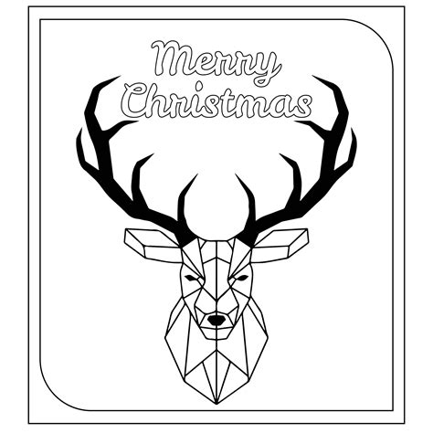 6 best black and white christmas card templates printable pdf for free at printablee