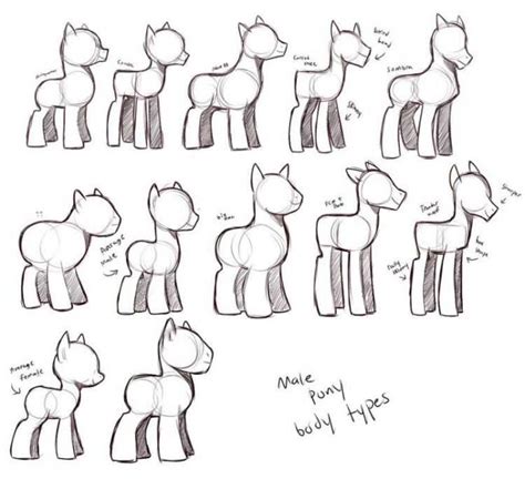 Как нарисовать пони My Little Pony карандашом Простая инструкция со