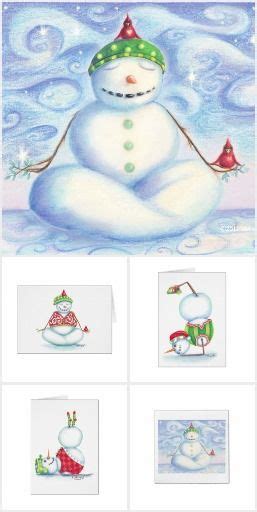 Yoga Snowman By Idyl Wyld Creative Snowman Creative Yoga Art