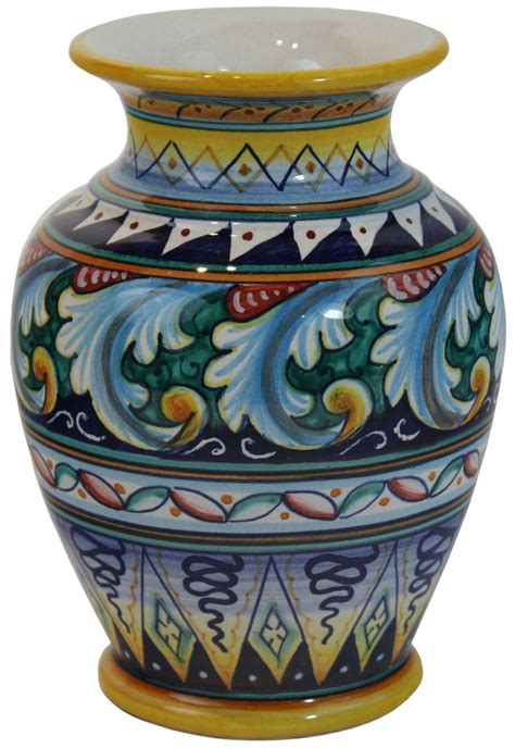Deruta Italian Ceramic Vase Em 2019 Jarros De Cerâmica Cerâmica