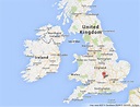 Oxford on Map of UK