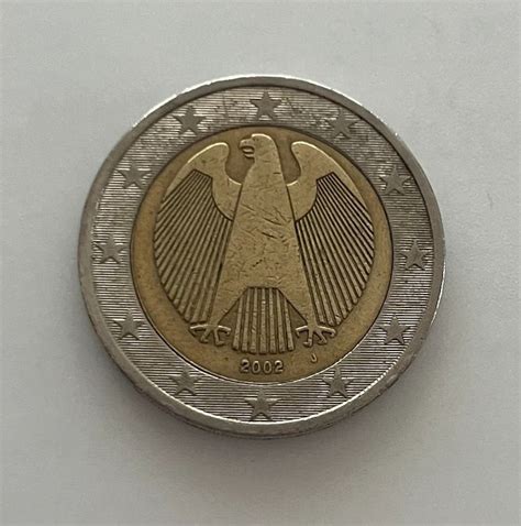 Piece 2 Euros Allemagne 2002 Brevet Amerique Du Nord