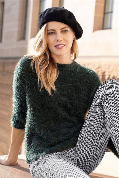 Capture Feather Knit Sweater Online Shop Ezibuy Winter Outfits Women