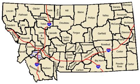 31 Map Of Montana Ghost Towns Maps Database Source