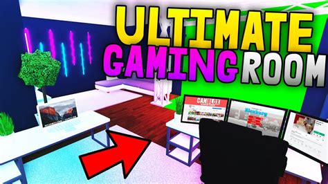 Building The Ultimate Gaming Setup In Bloxburg Youtube