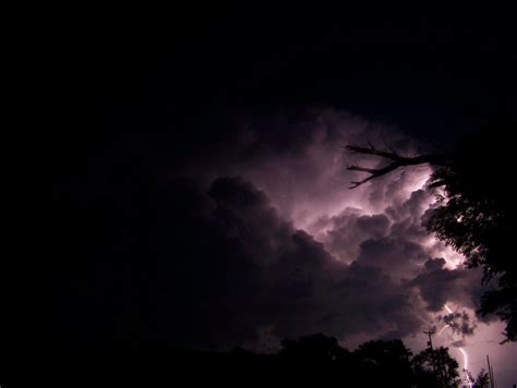 Dark Stormy Night Sky