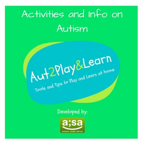 Aut2playandlearn A Resource And Activity Book For Young Autistic