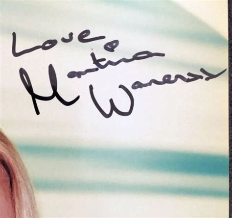 Martina Warren Signed X Photo Autograph Sexy Penthouse Pet Of