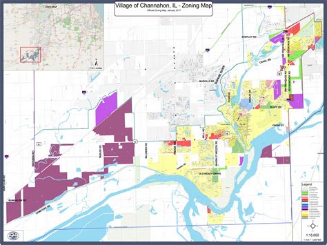 Pdf · Village Srreer Of Channahon Il Zoning Official Zoning Map