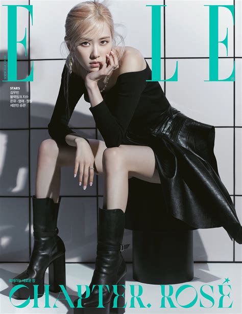 Elle Magazine June 2021 Blackpink Rose Cover D Ver In 2021