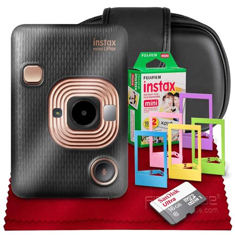 Fujifilm Instax Hybrid Mini Liplay Elegant Black Fujifilm Instax