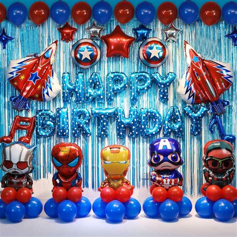 Superhero Birthday Party Decorations Kids Birthday Party Supplies Super